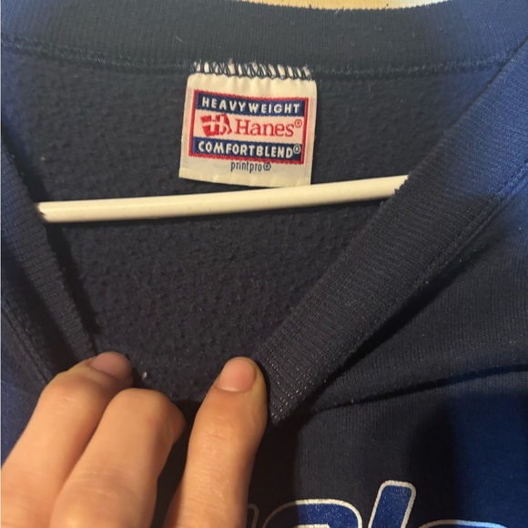 Vintage American Eagle Crewneck Sweatshirt Hanes Heavyweight Size XL - Picture 3 of 5